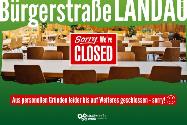 Achtung Landau - [F]Ab 13.4. Bürgerstraße bis auf Weiteres geschlossen![/F]