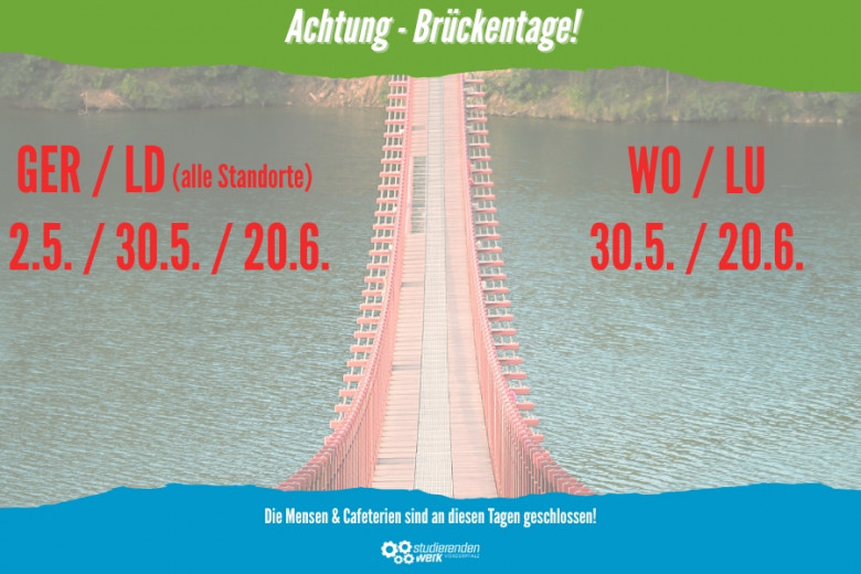 Attention: bridge days!