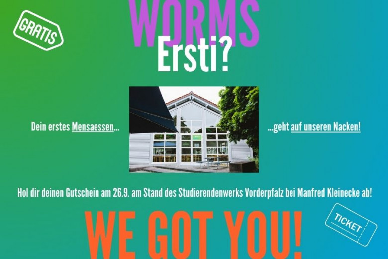 Erstes Mensaessen gratis!