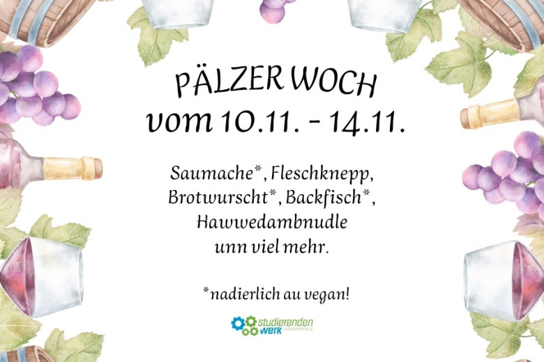 "Pälzer Woch" in the Germersheim cafeteria